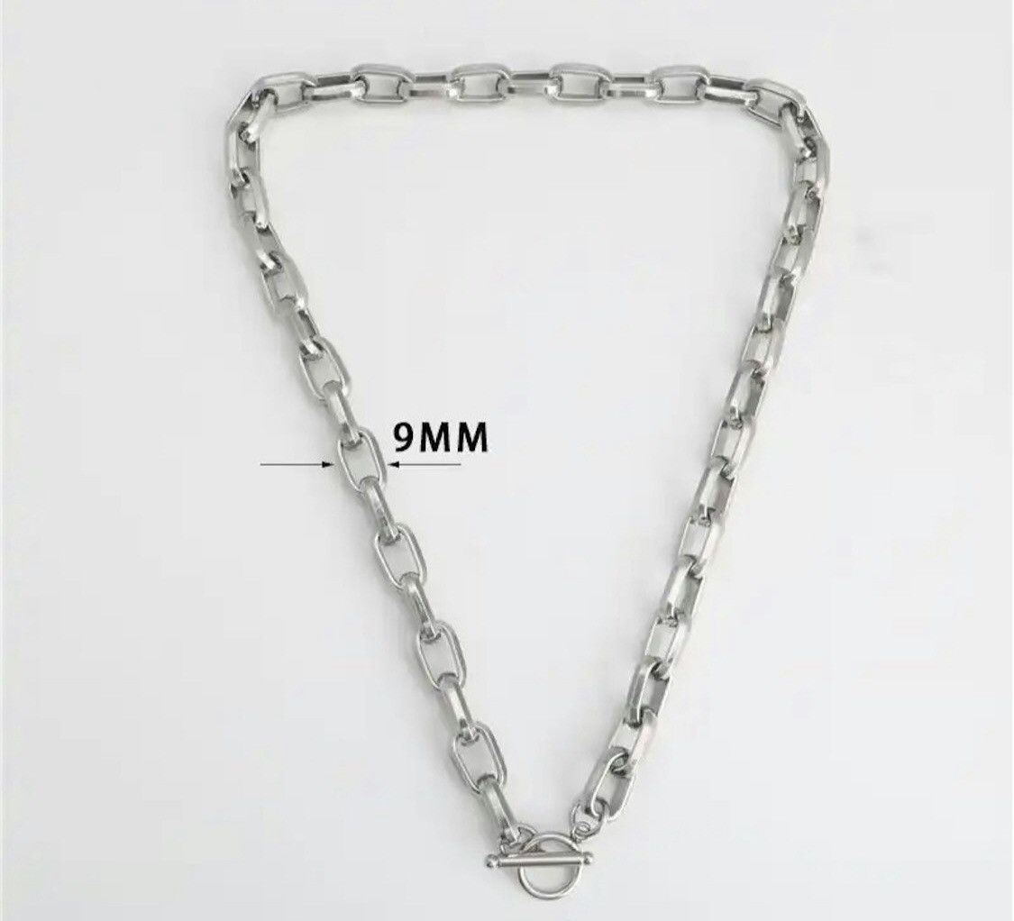 Vintage Y2K Cuban Chain Clavicle Necklace Size ONE SIZE - 3 Thumbnail