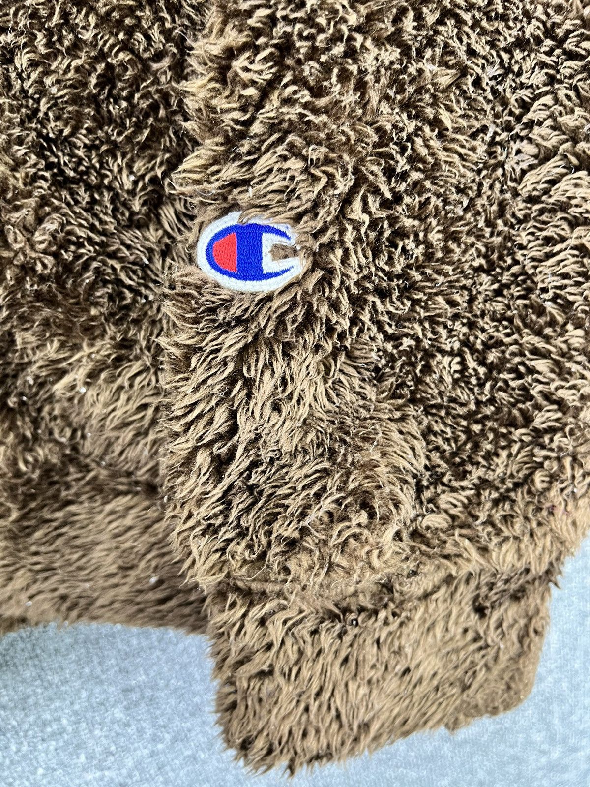 Champion Champion Hoodie Brown Fleece Jacket Size L / US 10 / IT 46 - 8 Thumbnail