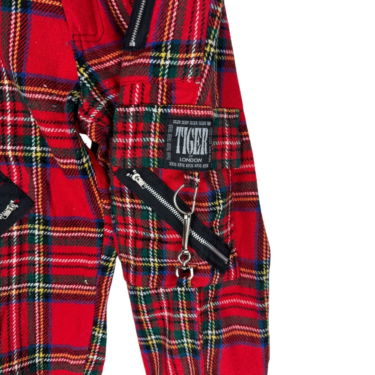 Seditionaries ☀️TIGER OF LONDON ENGLAND BONDAGE ZIPPER GOTHIC PANTS Size US 34 / EU 50 - 4 Thumbnail