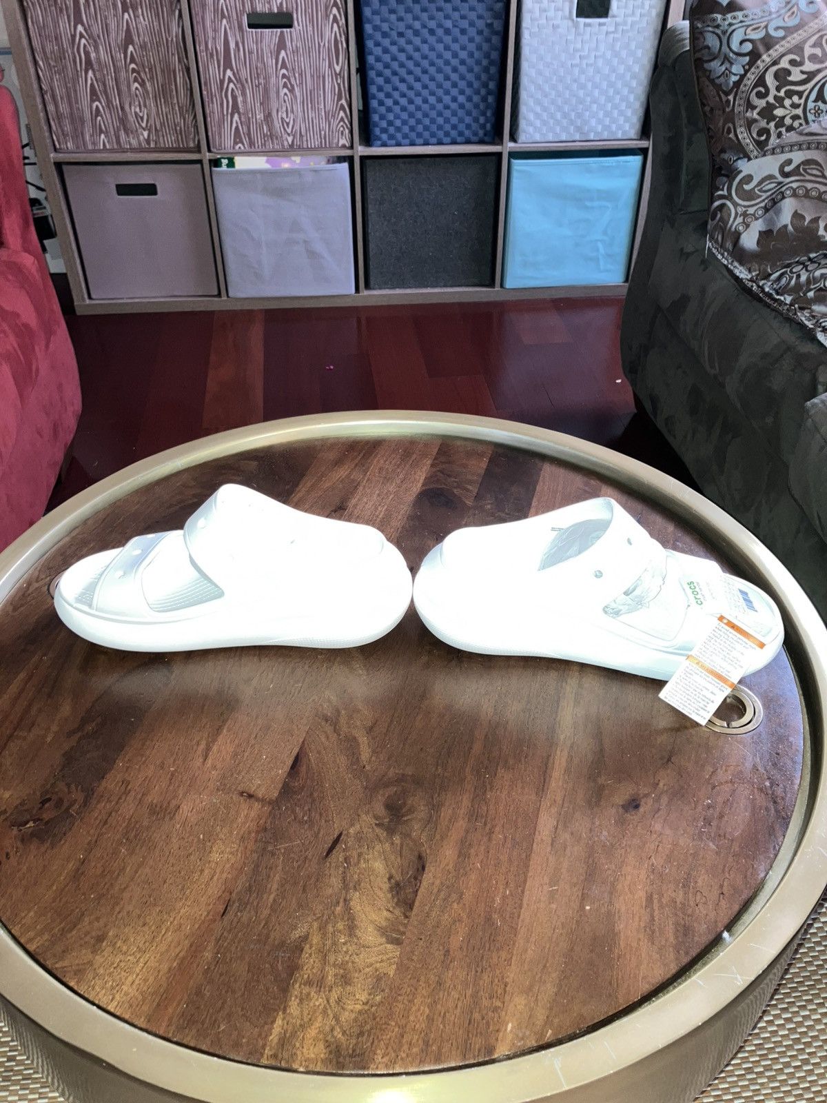 Crocs Crocs Classic Crush Platform Clogs White Men’s 12 New Size US 12 / EU 45 - 3 Thumbnail