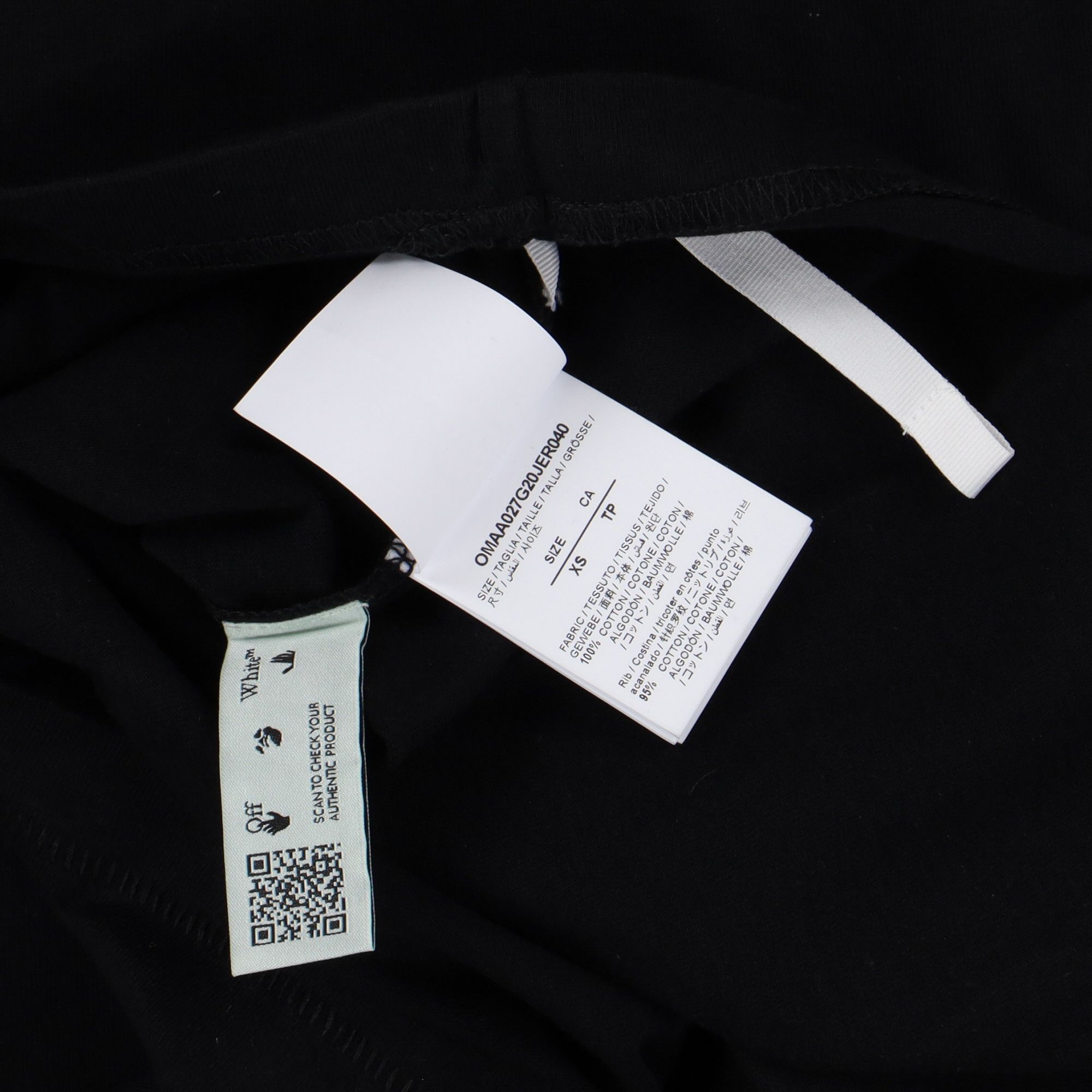Off-White Black Mykonos Exclusive Arrows T-Shirt Size XS / US 0-2 / IT 36-38 - 4 Thumbnail