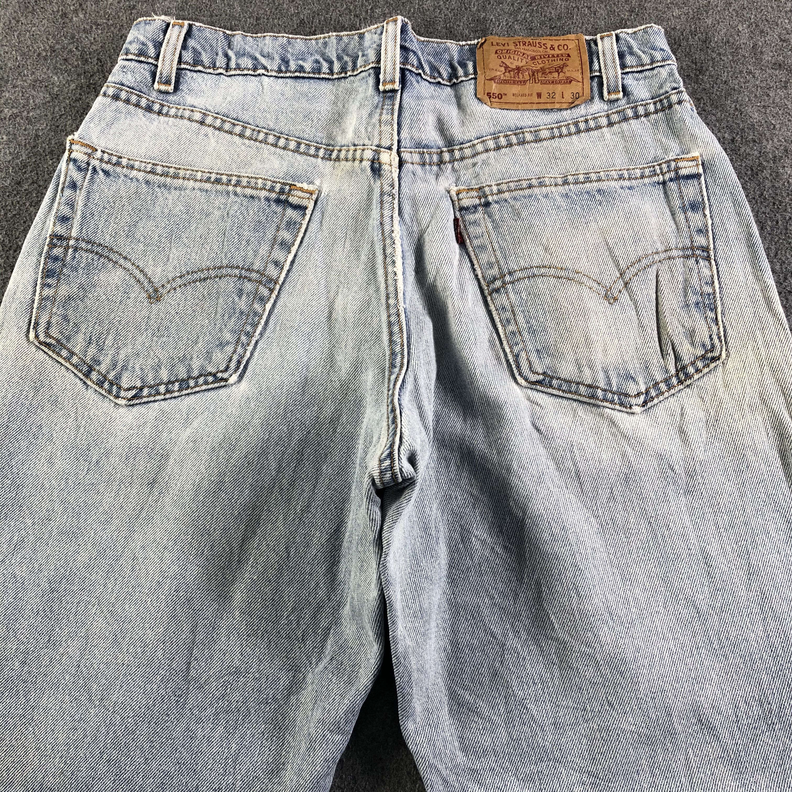 Levi's Vintage Light Wash Levis 550 Jeans-J3480 Size US 32 / EU 48 - 4 Thumbnail