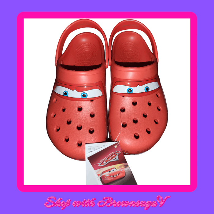 Crocs Men's 7 Women's 9 Lightning McQueen Crocs Classic Clogs Grailed