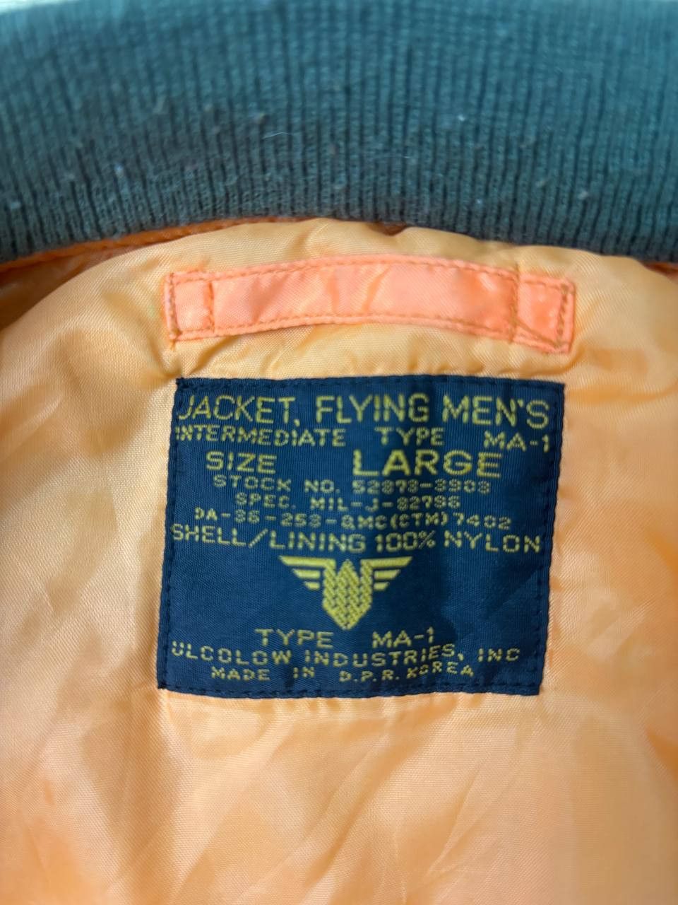 Other Vintage MA-1 Bomber Jacket | Unicolow Industries Size US L / EU 52-54 / 3 - 3 Thumbnail