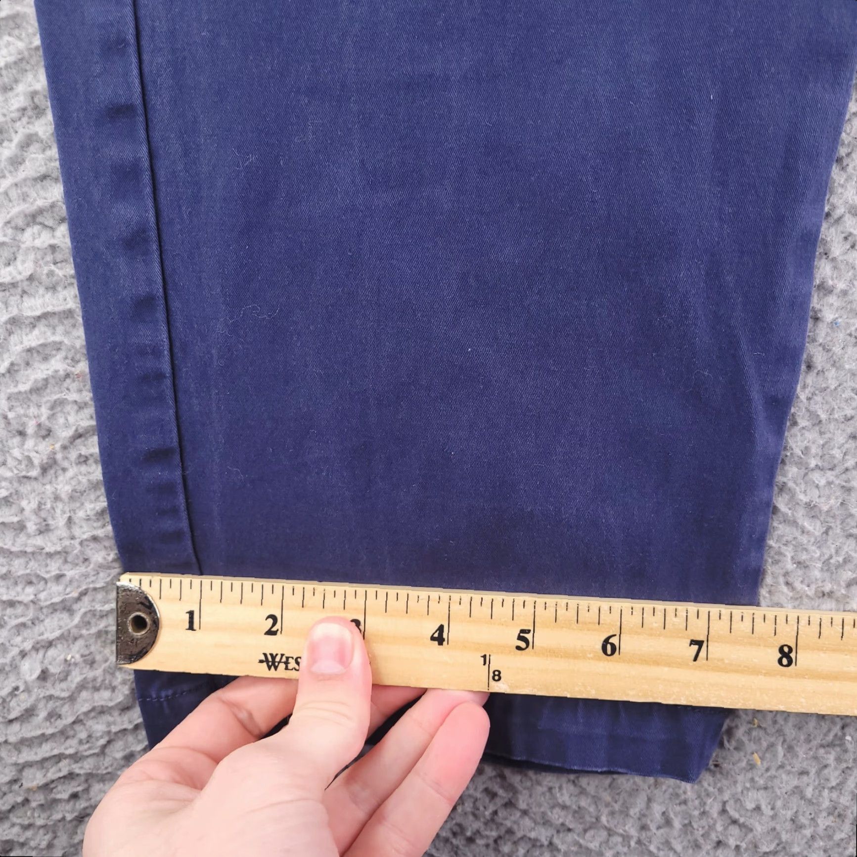 Dockers Dockers Pants Mens 38x28 Slim Alpha Khaki Chino Cotton Dress Casual Blue Size US 38 / EU 54 - 5 Thumbnail