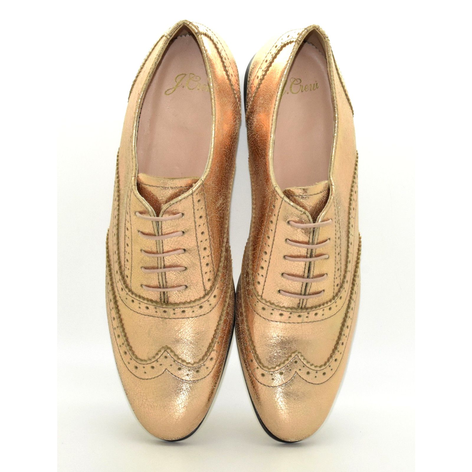 J.Crew NWOB J CREW Cracked Leather Wingtip Oxford Shoes Size 8.5 Size US 8.5 / IT 38.5 - 3 Thumbnail
