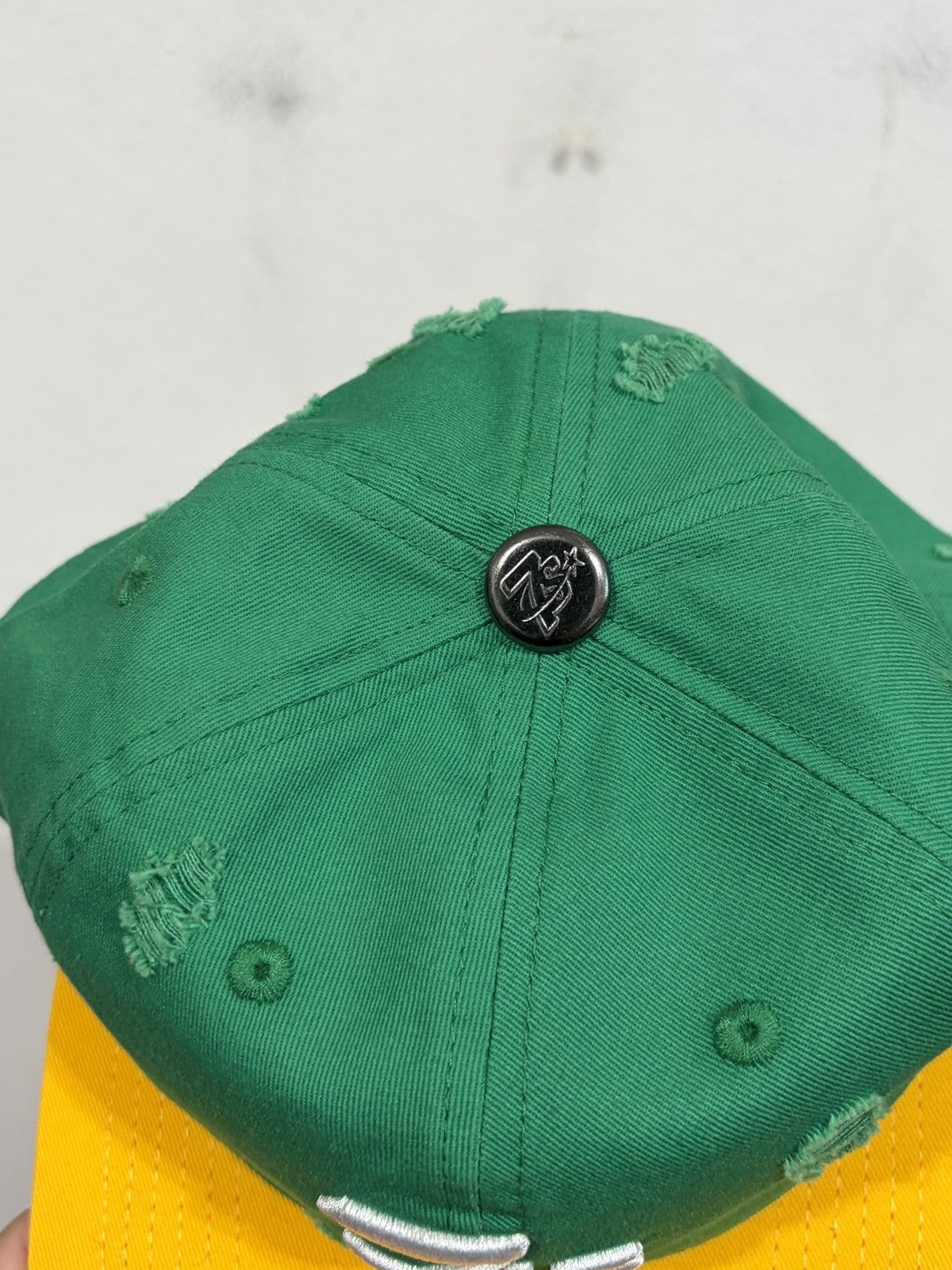 TRIPLE SEVENS Triple Sevens Green/Yellow Cap Size ONE SIZE - 3 Thumbnail