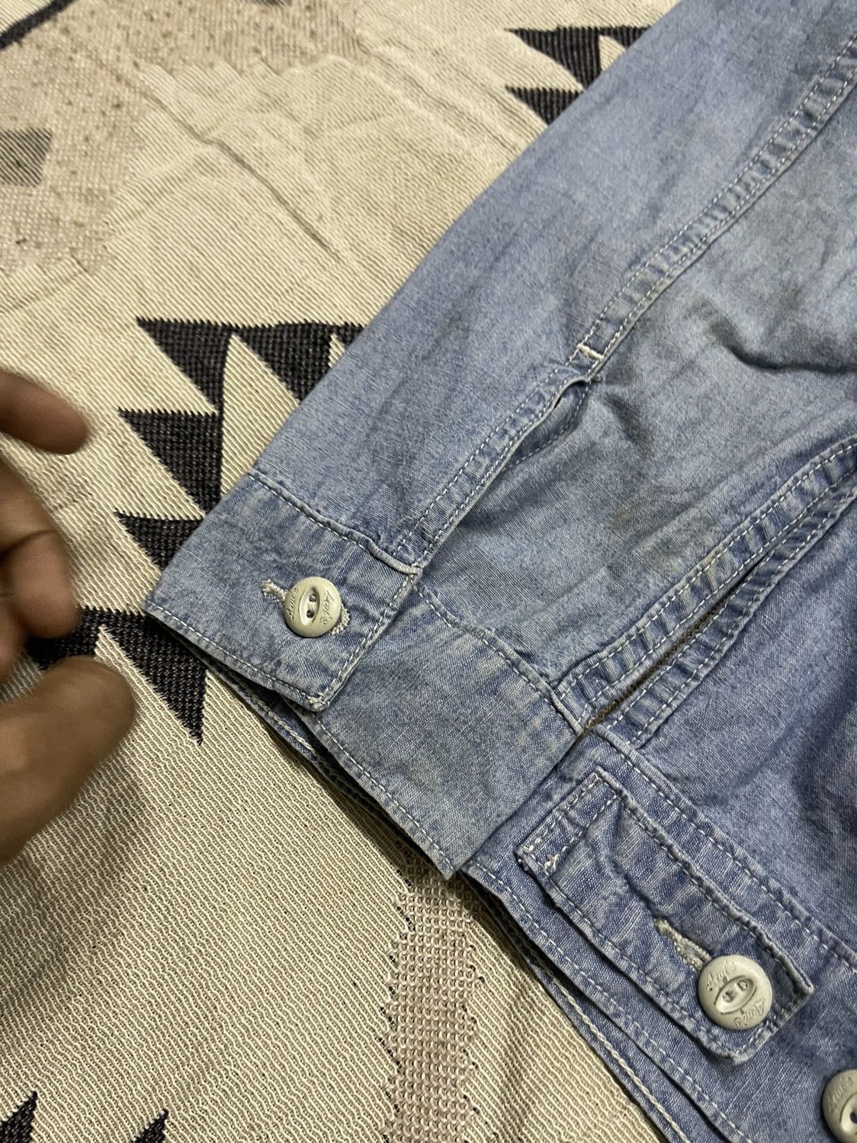 Levi's 2000s LEVIS SOFT DENIM LIGHT JACKET Size US M / EU 48-50 / 2 - 19 Thumbnail