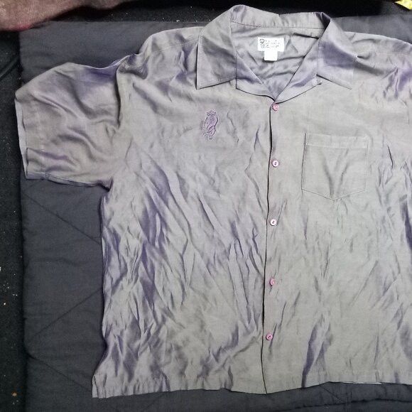 Bc Ethic × Vintage Vintage BC Ethic Lounge Iridescent Button Shirt Size US XL / EU 56 / 4 - 2 Thumbnail