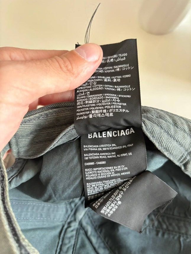 Balenciaga Balenciaga BB SPRAYED CAP Size ONE SIZE - 9 Thumbnail