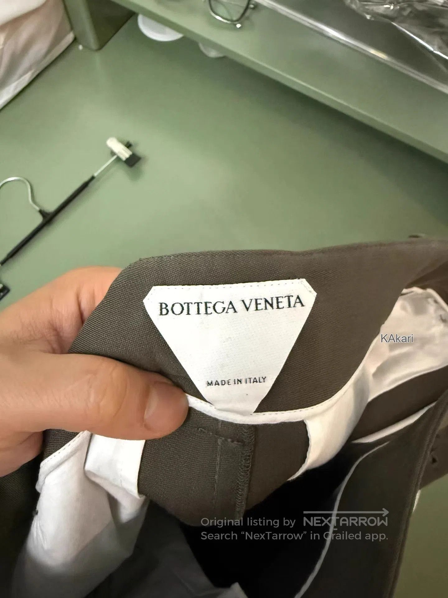 Bottega Veneta Gray Casual Trousers Size 32. Size US 32 / EU 48 - 3 Thumbnail