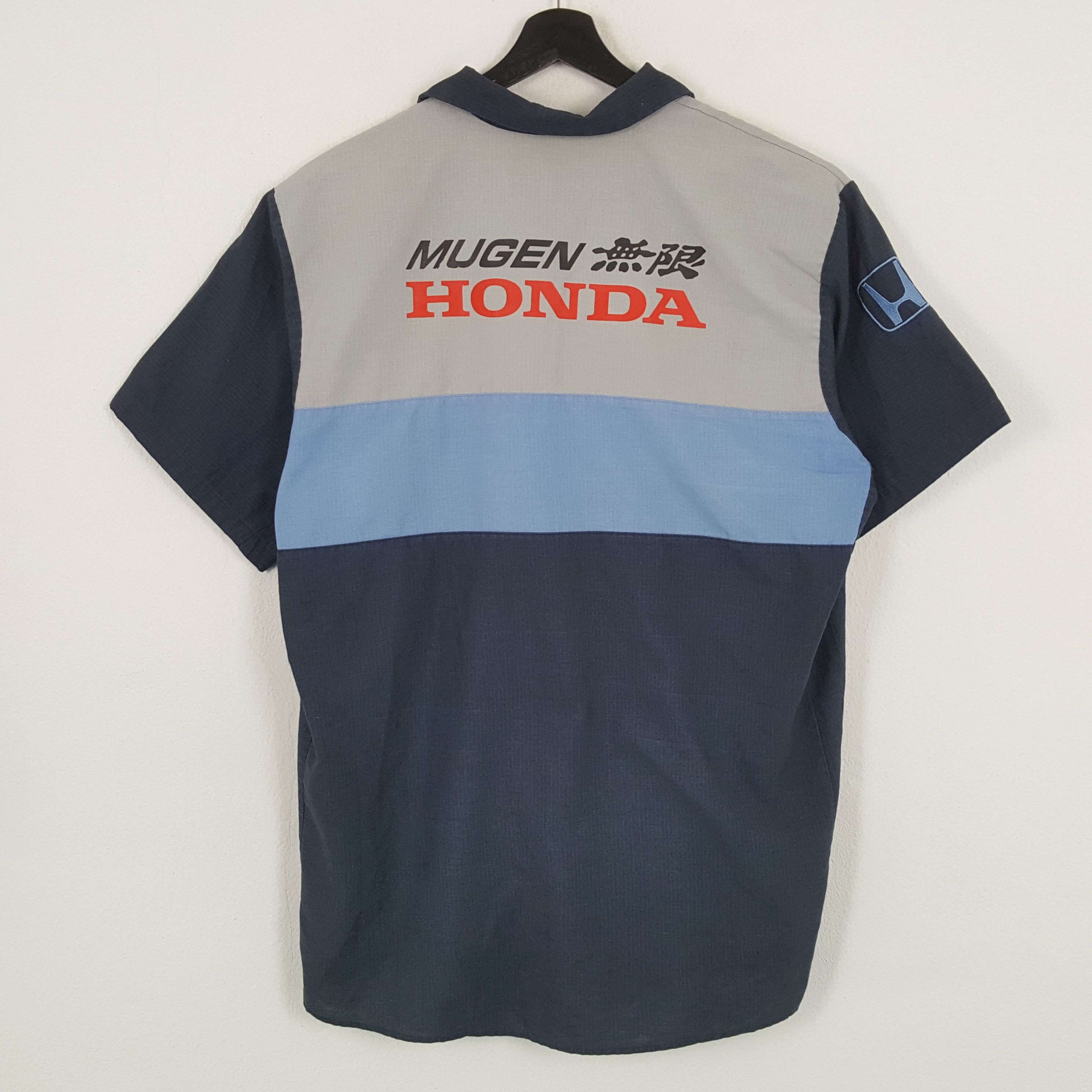 Honda × Vintage MUGEN HONDA Japanese Motorsports Workwear Custom Shirt Size US M / EU 48-50 / 2 - 1 Thumbnail