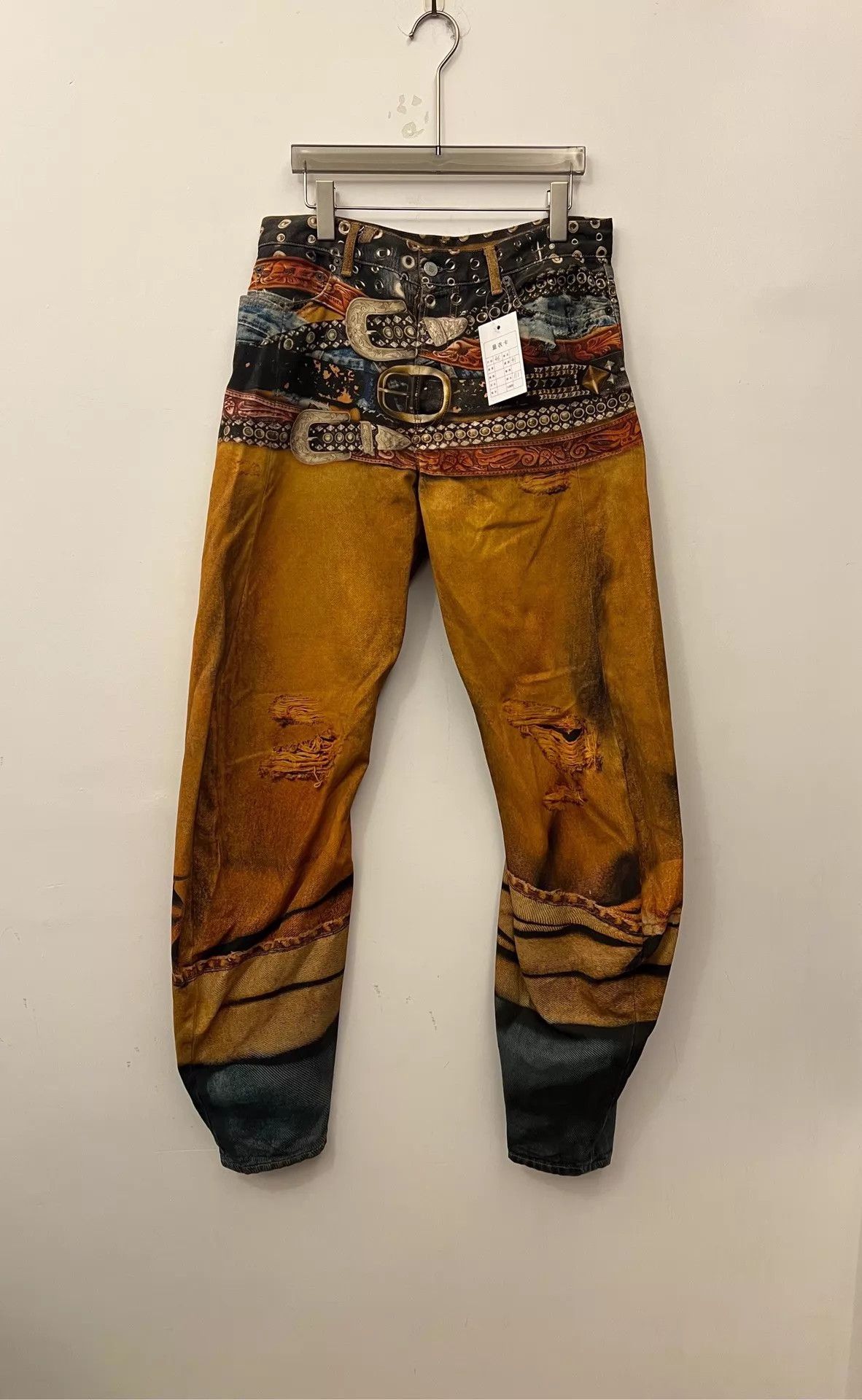 Acne Studios Acne SS25 3D Illusion Print Jeans Men's Orange 46 Size US 30 / EU 46 - 1 Thumbnail