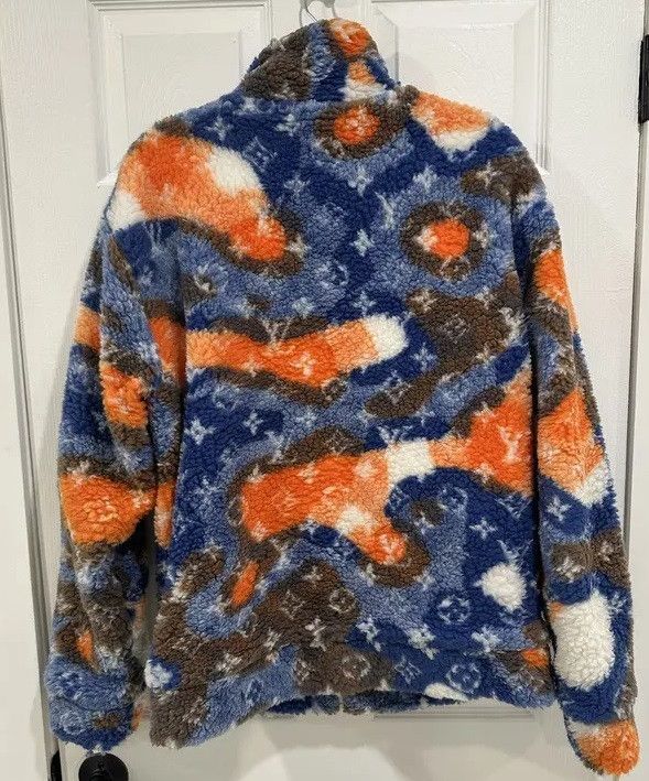 Louis Vuitton Louis Vuitton Monogram Jacquard Camo Fleece Blouson Jacket Size US XL / EU 56 / 4 - 2 Thumbnail