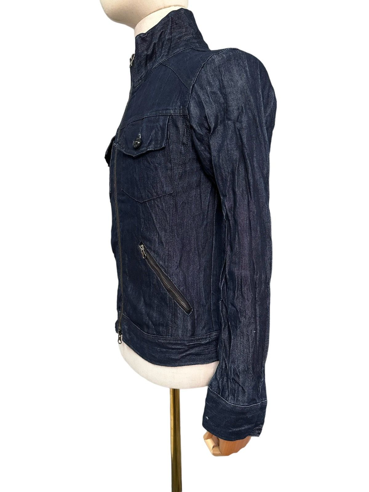 If Six Was Nine 00’s MIDAS 9 blue denim jacket Size US S / EU 44-46 / 1 - 11 Thumbnail