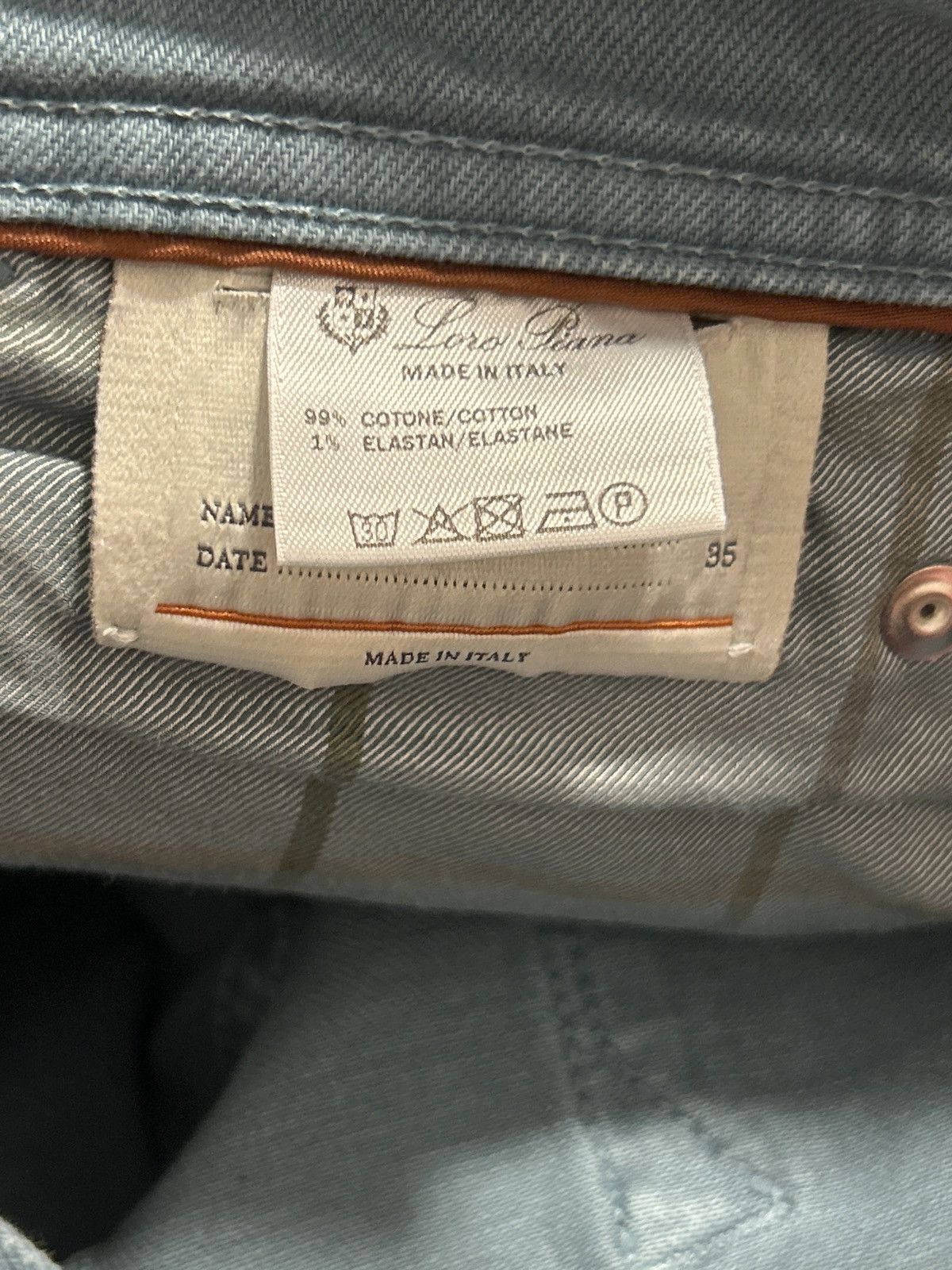 Loro Piana Loro Piana Mens Blue/Teal Jeans Size 35 Size US 35 - 6 Thumbnail
