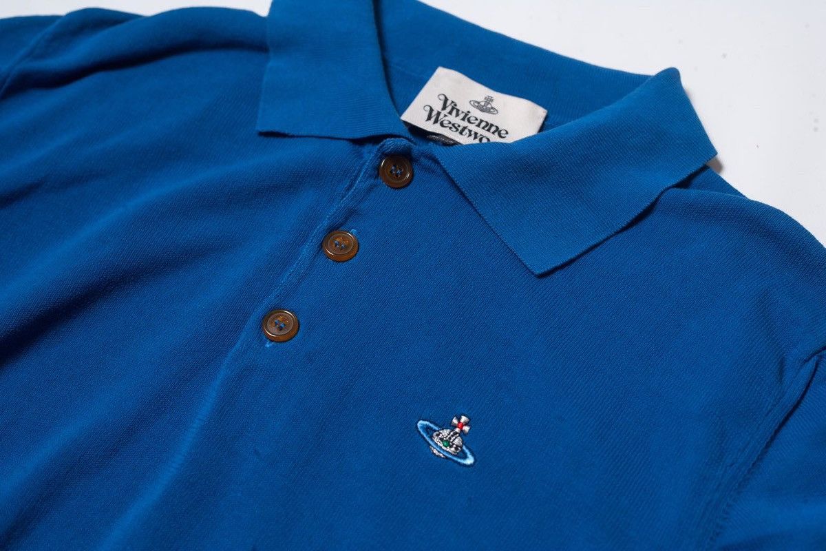 Vivienne Westwood Vivienne Westwood Knited Polo Shirt Jumper Size US L / EU 52-54 / 3 - 4 Thumbnail