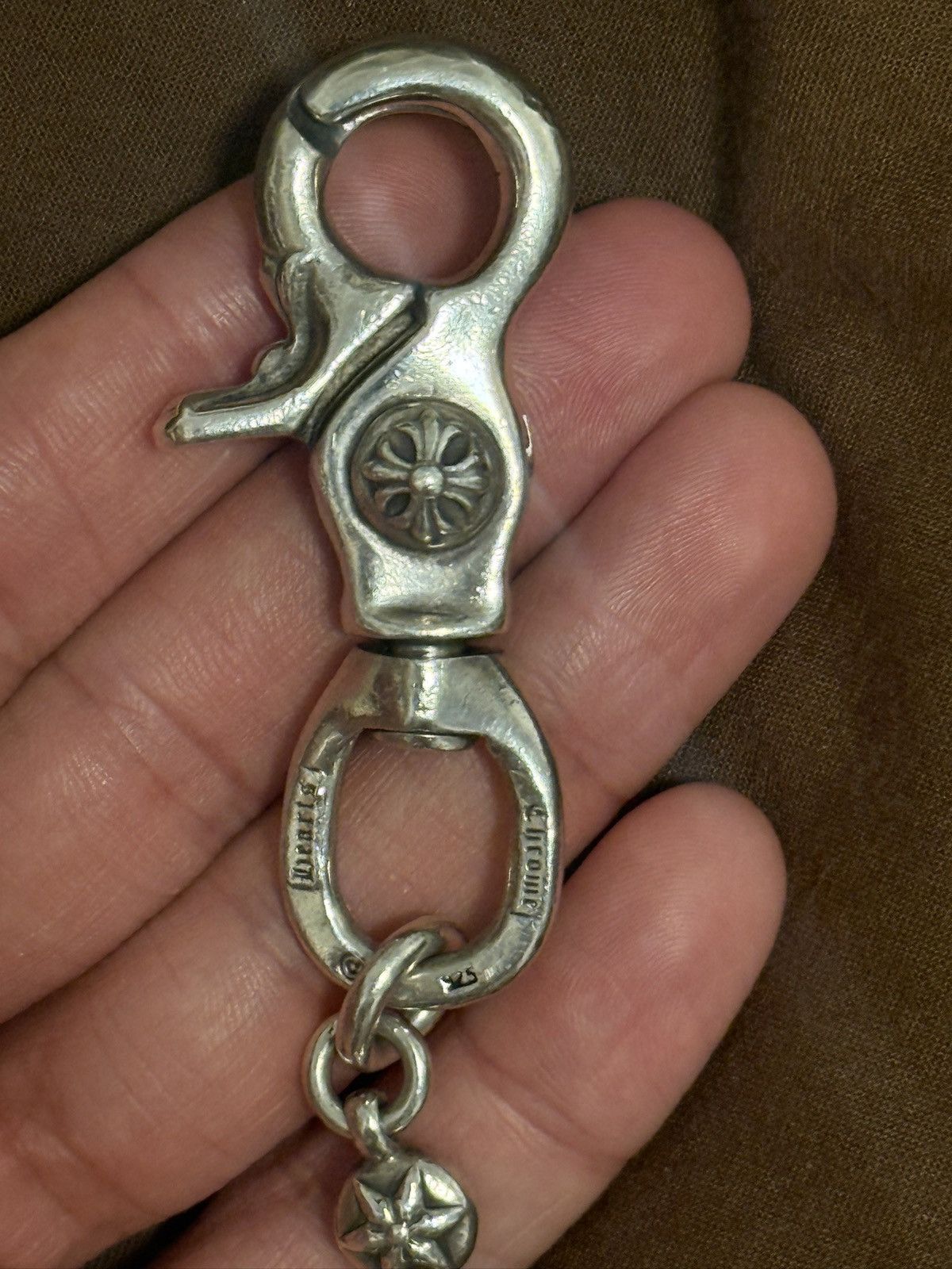 Chrome Hearts Chrome Hearts Cross Ball Wallet Chain Size ONE SIZE - 21 Thumbnail