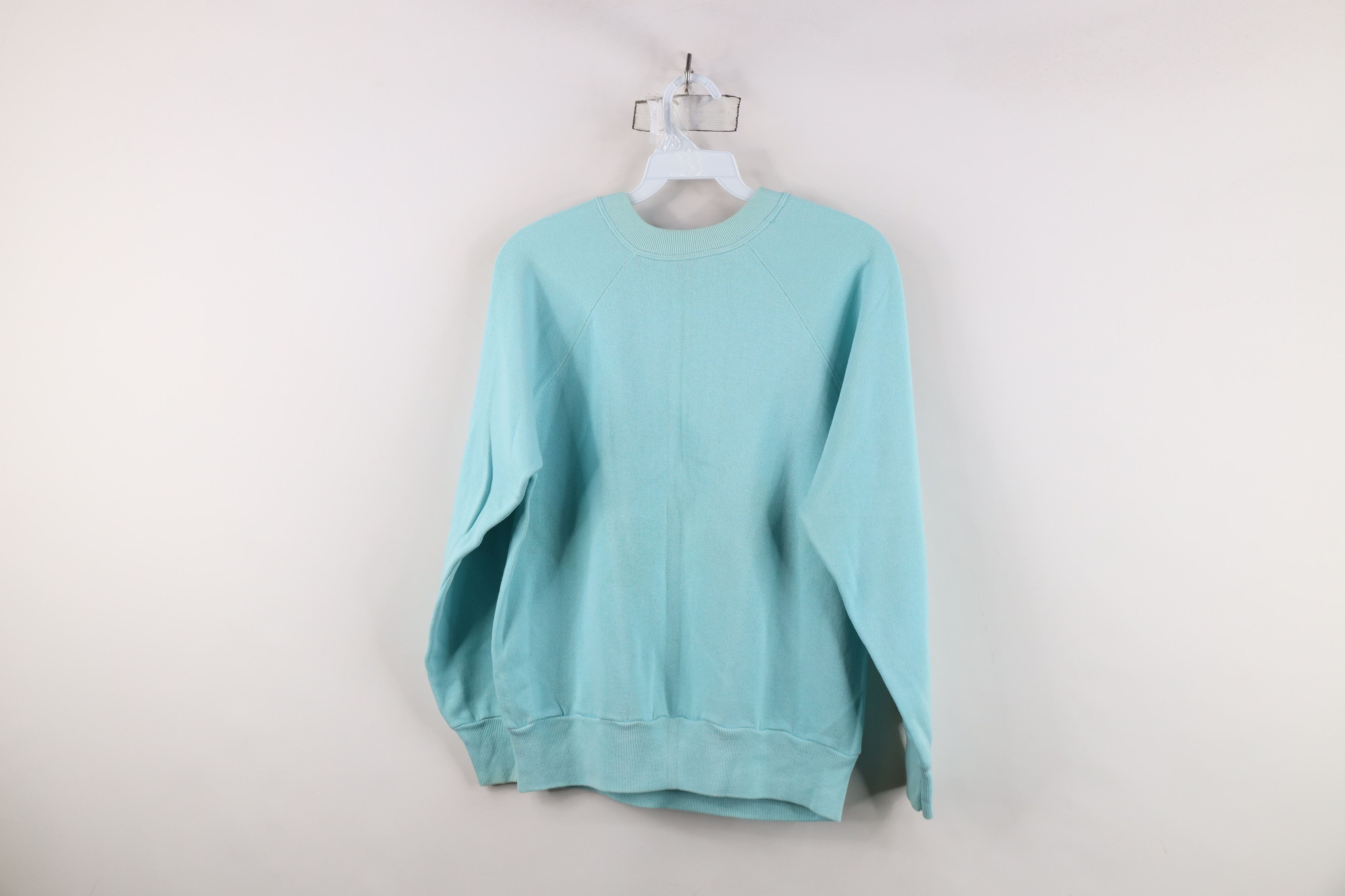 Vintage Vintage 70s 80s Michindoh Sheep Crewneck Sweatshirt Blue USA Size M / US 6-8 / IT 42-44 - 13 Thumbnail