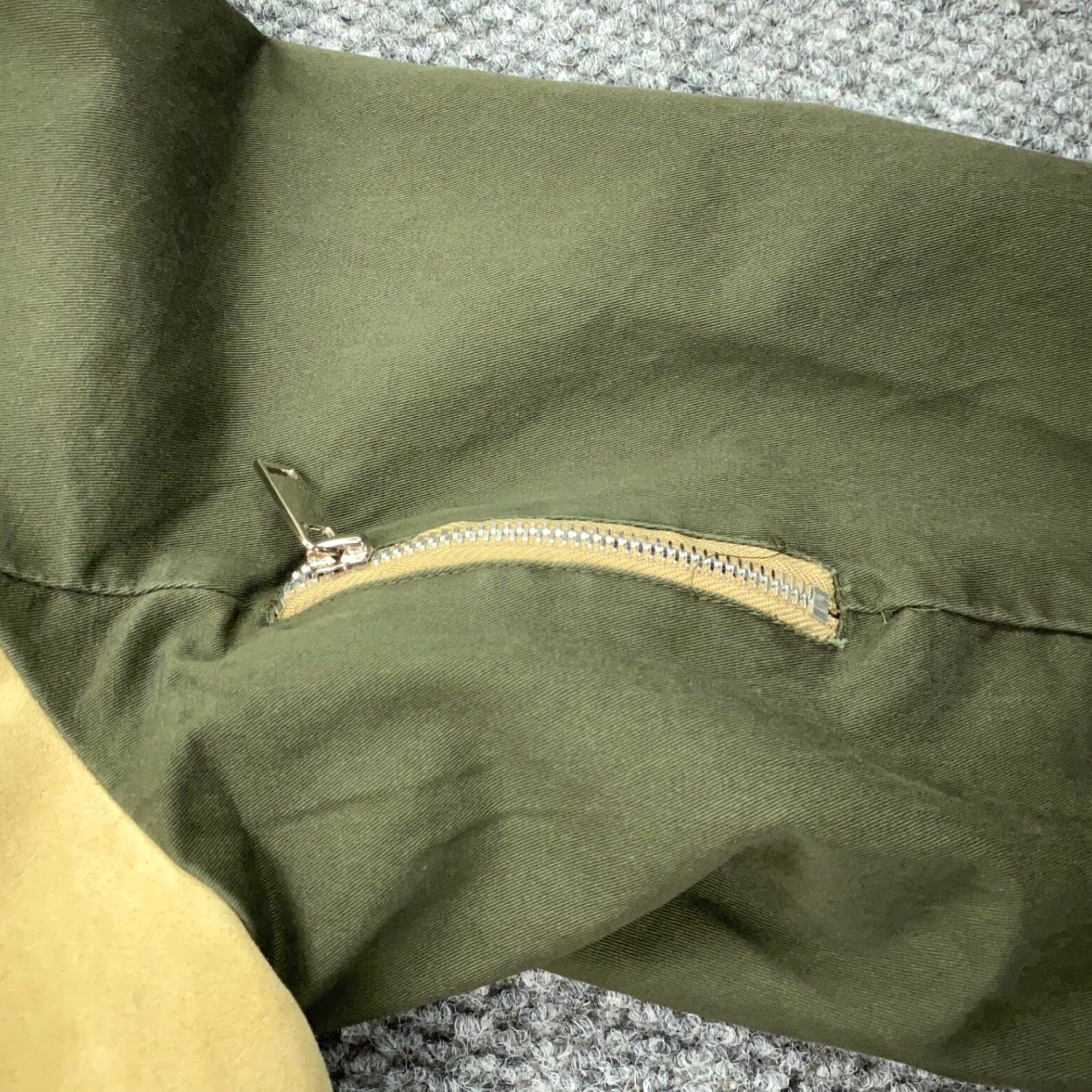 Vintage VINTAGE Black Keys Jacket Mens XL Beige Green Bomber Size US XL / EU 56 / 4 - 4 Thumbnail