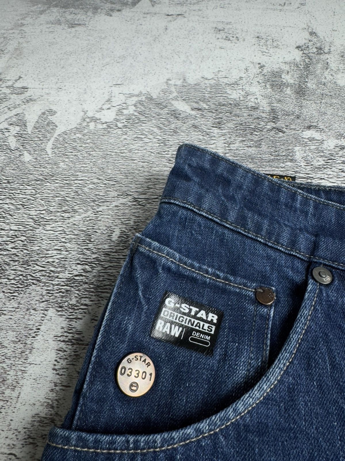 G-Star G-Star Loose Tapered Big Logo GS01 Embro Jeans Pants Bottoms Size US 36 / EU 52 - 15 Thumbnail
