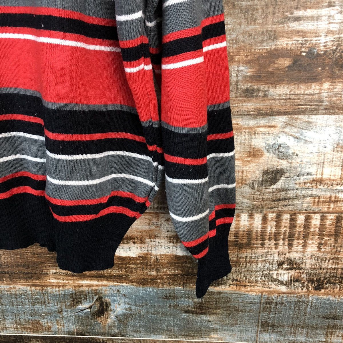 Homespun Knitwear Japanese Brand Red Knitwear #A957 Size M / US 6-8 / IT 42-44 - 8 Thumbnail