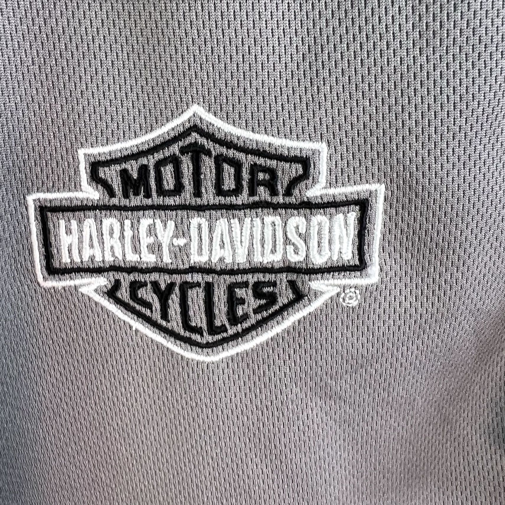 Harley Davidson Harley-Davidson Polo Shirt Men's 4XL Gray Greenville SC Size US XXL / EU 58 / 5 - 3 Thumbnail