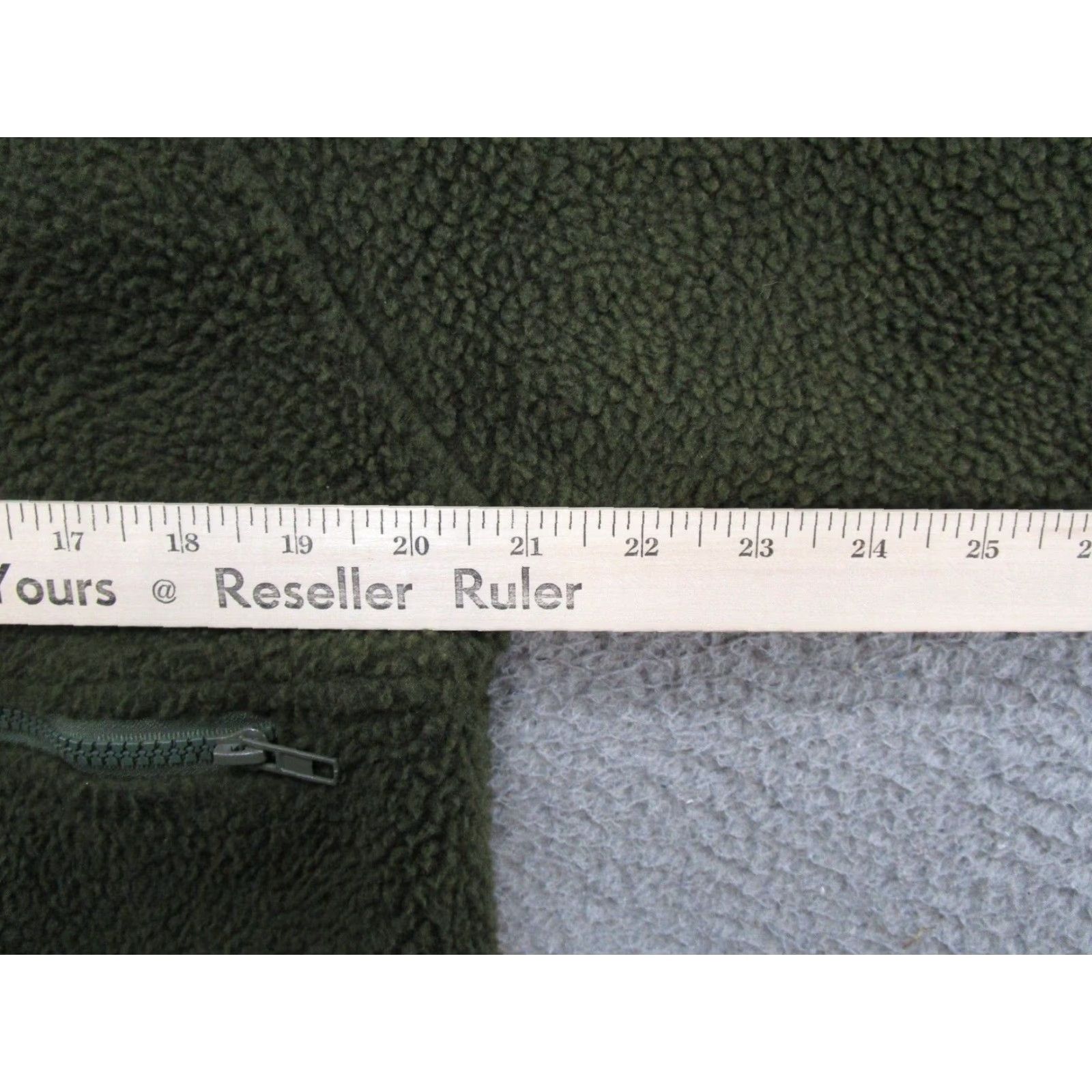 Vintage Pretty Garden Green Sherpa Fleece Snap Up Jacket Women Size S Pockets Thermal Military-Style? Size S / US 4 / IT 40 - 5 Thumbnail