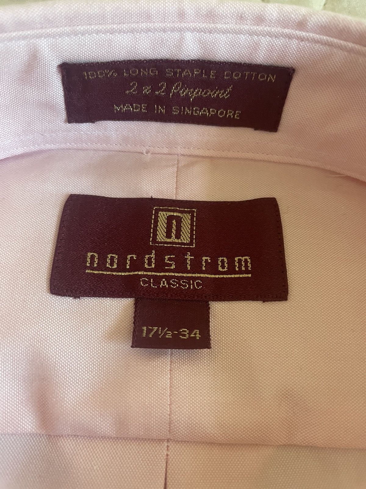 Nordstrom Deadstock-Vintage Pinpoint Button Down Oxford Size US XL / EU 56 / 4 - 6 Thumbnail