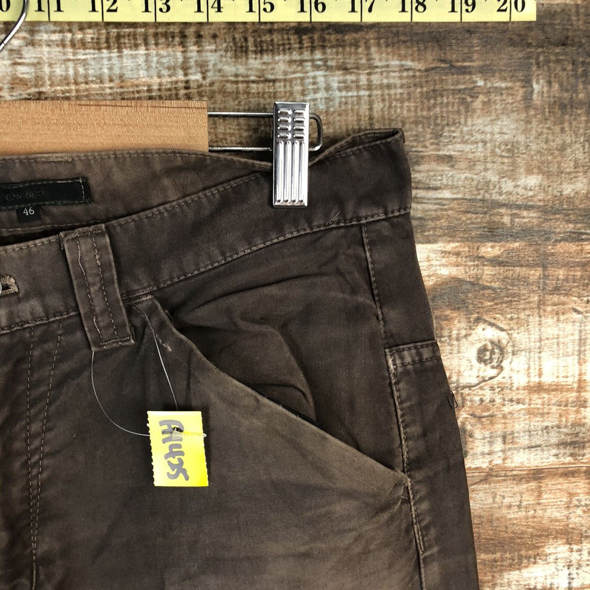 Japanese Brand Cau ooo Brown vintage Casual Pants #A1425 Size US 30 / EU 46 - 8 Thumbnail