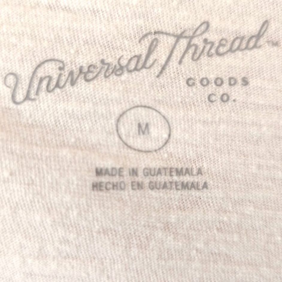 Vintage Love Unites Us T Shirt Womens Size Medium Cream Hearts Shirt Womens Medium Ivory Cotton Universal Thread Size M / US 6-8 / IT 42-44 - 5 Thumbnail
