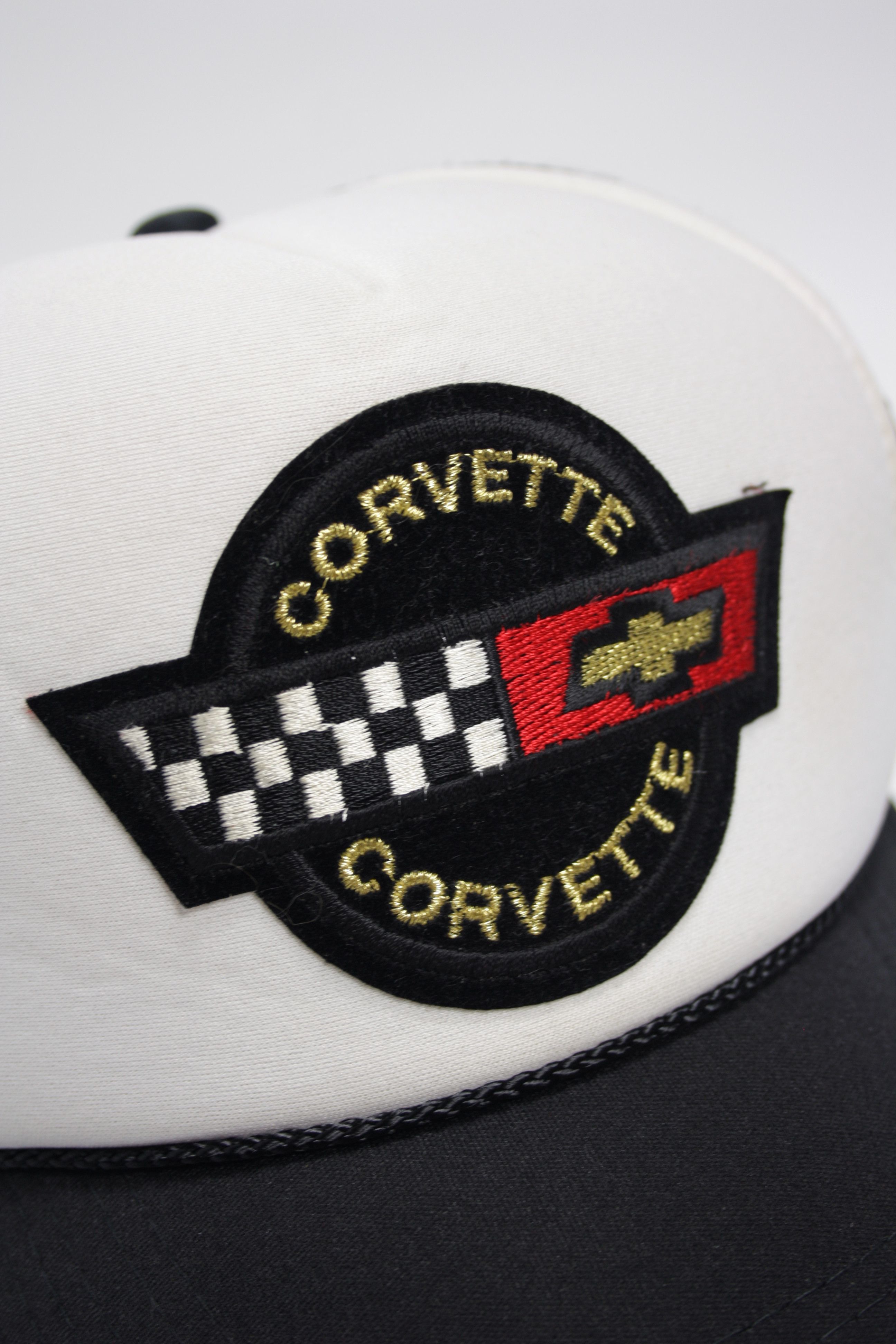 Chevrolet × Vintage Nissun 90s Vintage Corvette Trucker Mesh Cap Size ONE SIZE - 3 Thumbnail