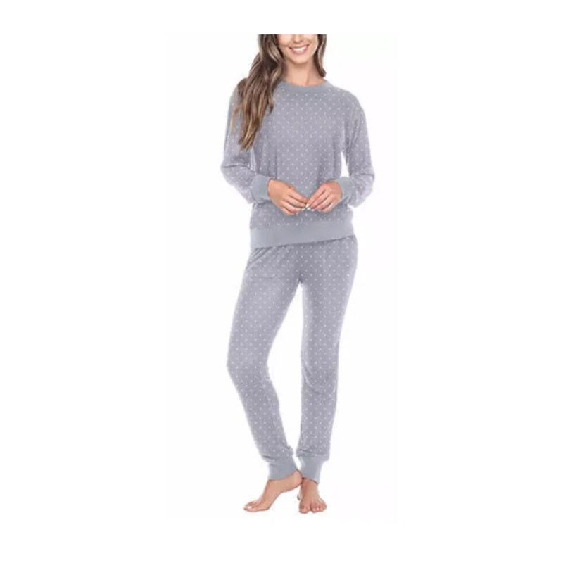 honeyee.com Women's pajamas polka dots purple 2XL Size ONE SIZE - 4 Thumbnail