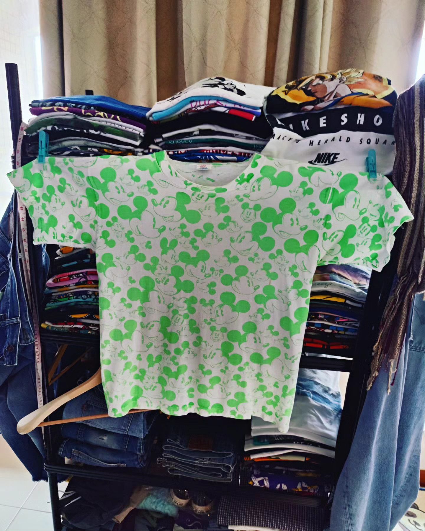 Disney × Mickey Mouse × Vintage vintage 80s AOP Mickey Mouse Size US L / EU 52-54 / 3 - 3 Thumbnail