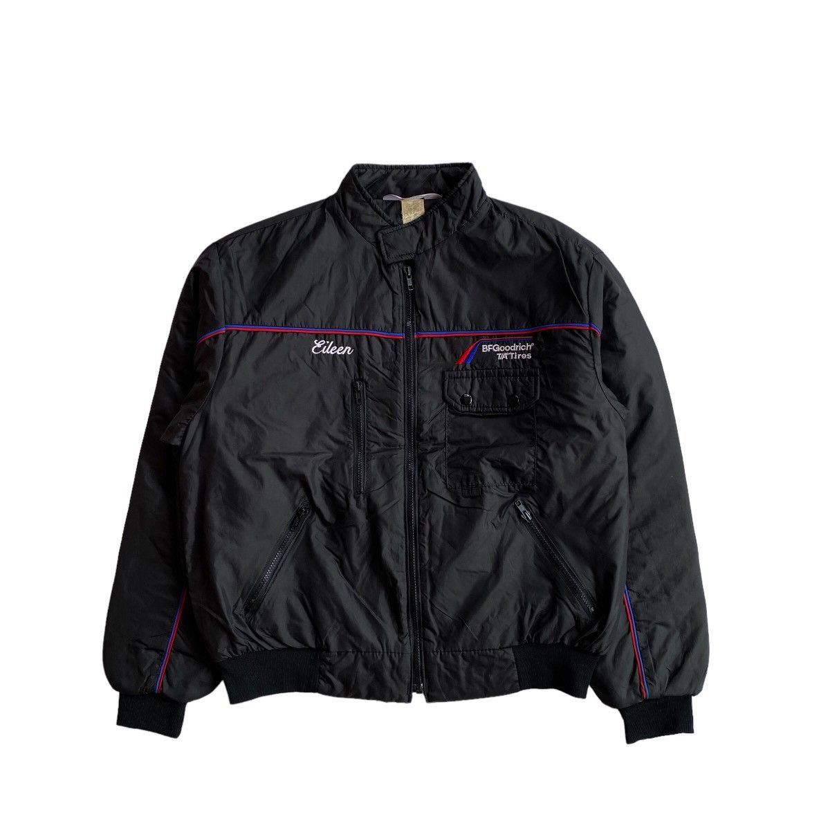 image of Gear For Sports x Racing Bf Goodrich Tires Sportswear Jet Dragster Jacket in Black (Size Large)