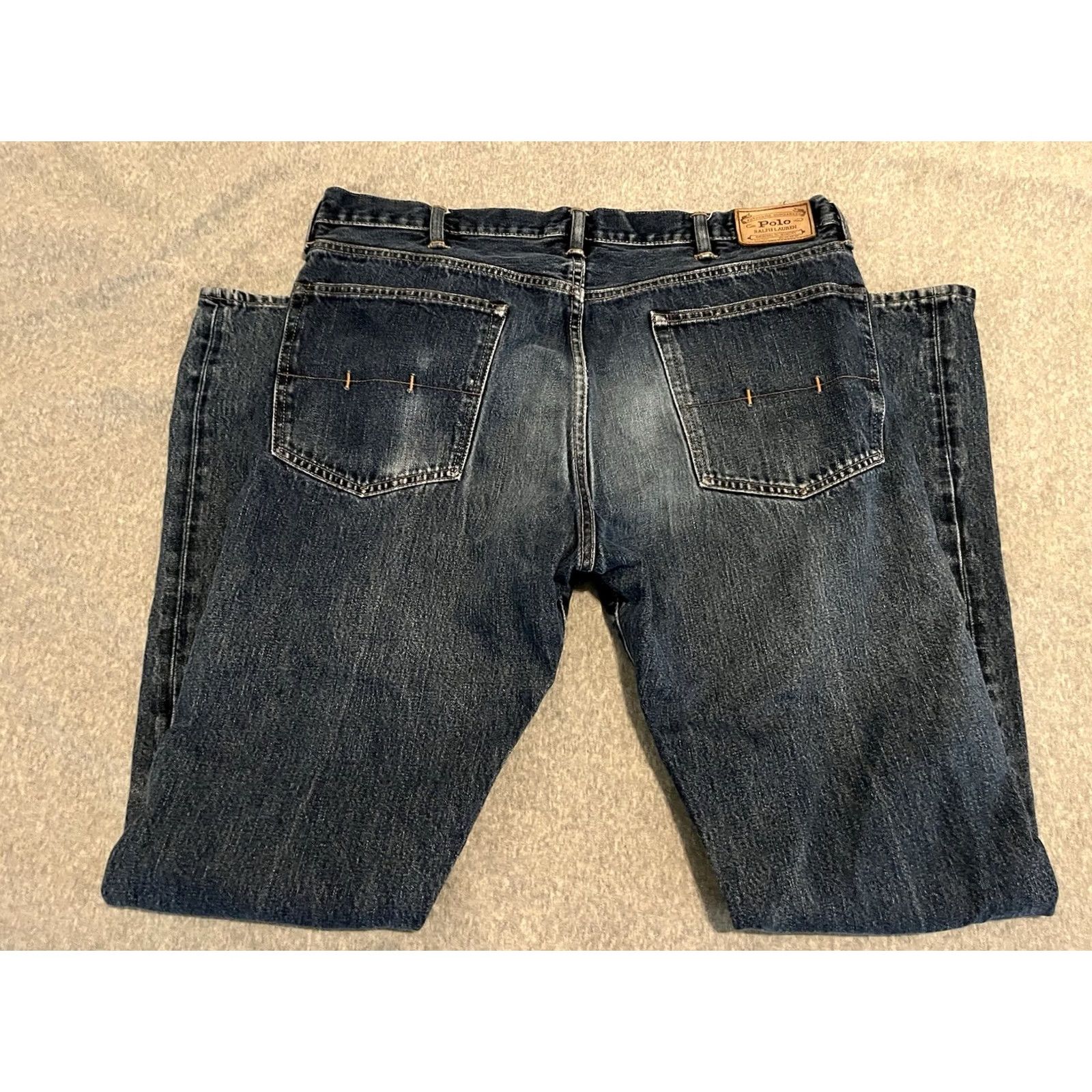 Polo Ralph Lauren Polo Ralph Lauren Jeans Mens 38x36 Denim Straight Zip Inseam 36 Blue Cotton Label Hampton Straight Denim Jeans Mens 38x36 Size US M / EU 48-50 / 2 - 4 Thumbnail