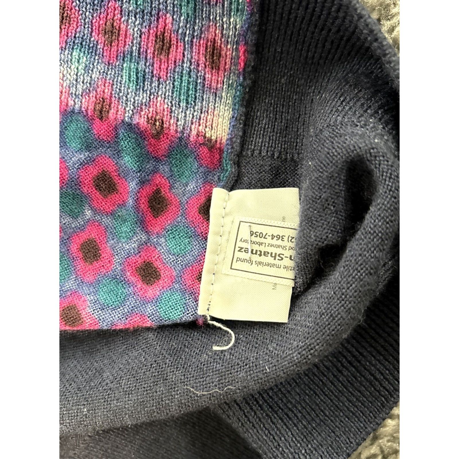 Tory Burch Tory Burch Cardigan Womens M Merino Wool Leopard Animal Print Purple Knit Button V-Neck Regular Sweatery Casual Ladies Women Size M / US 6-8 / IT 42-44 - 5 Thumbnail