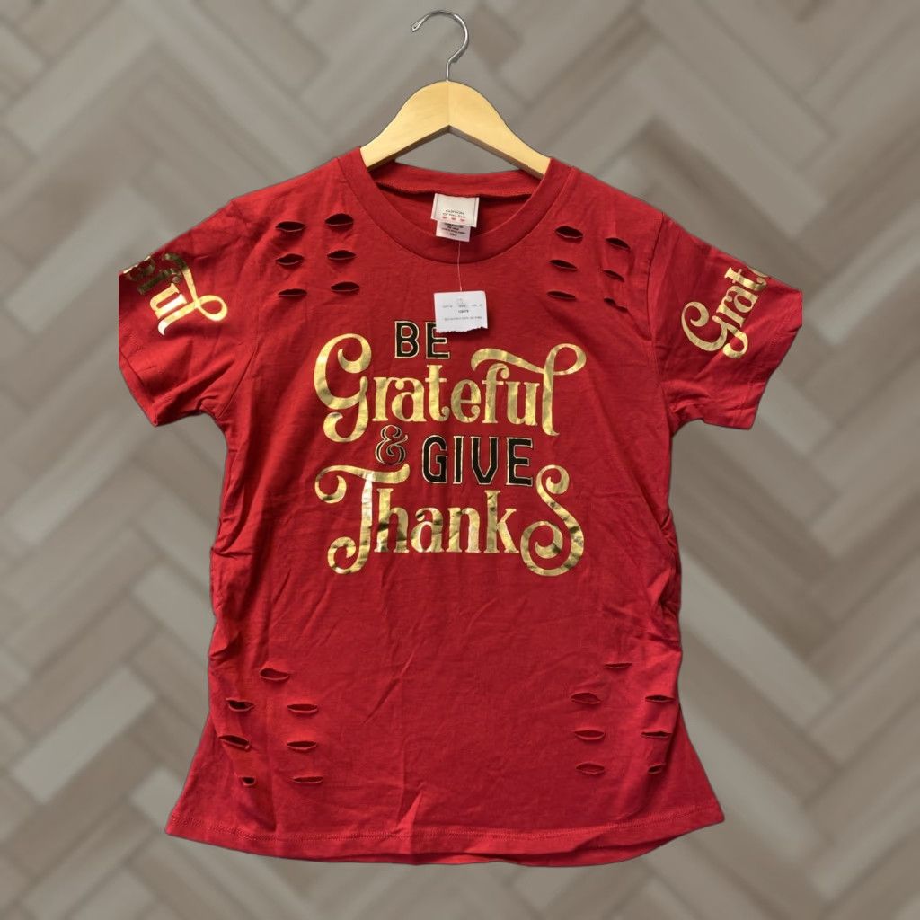 Vintage VINTAGE Nee York Fashion Women's T-Shirt Size S Red Graphic Casual Short Sleeve Crew Neck Slim Fit All Seasons Size S / US 4 / IT 40 - 1 Thumbnail