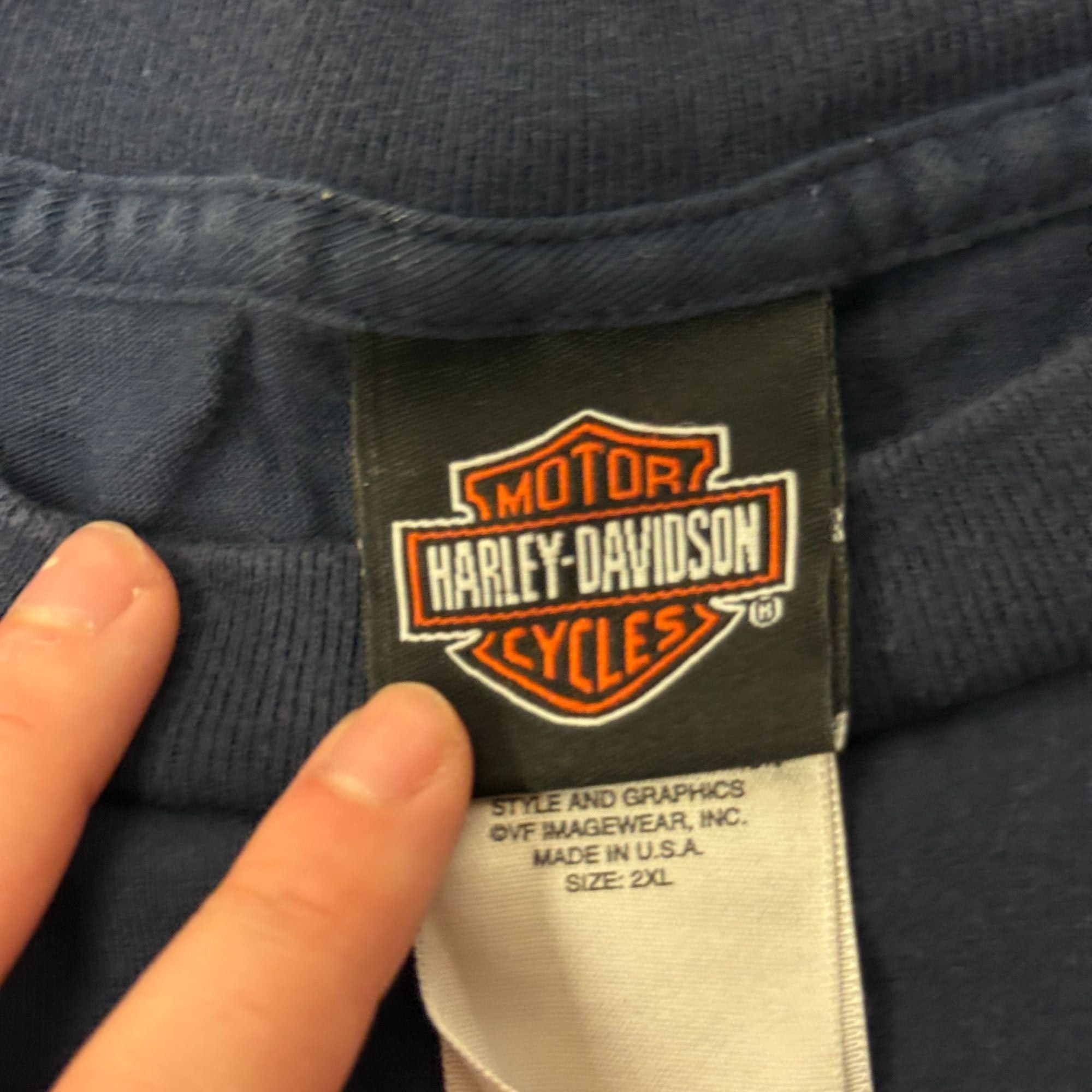 Harley Davidson H-D Motorcycle DAYTONA BIKE WEEK FL Beach L/S Spellout Shirt Size US XXL / EU 58 / 5 - 5 Thumbnail