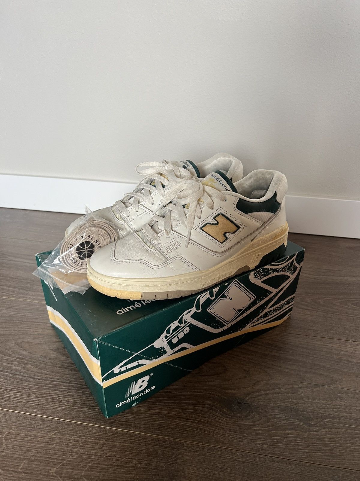 Aime Leon Dore New Balance ALD NB 550 Natural Green Grailed