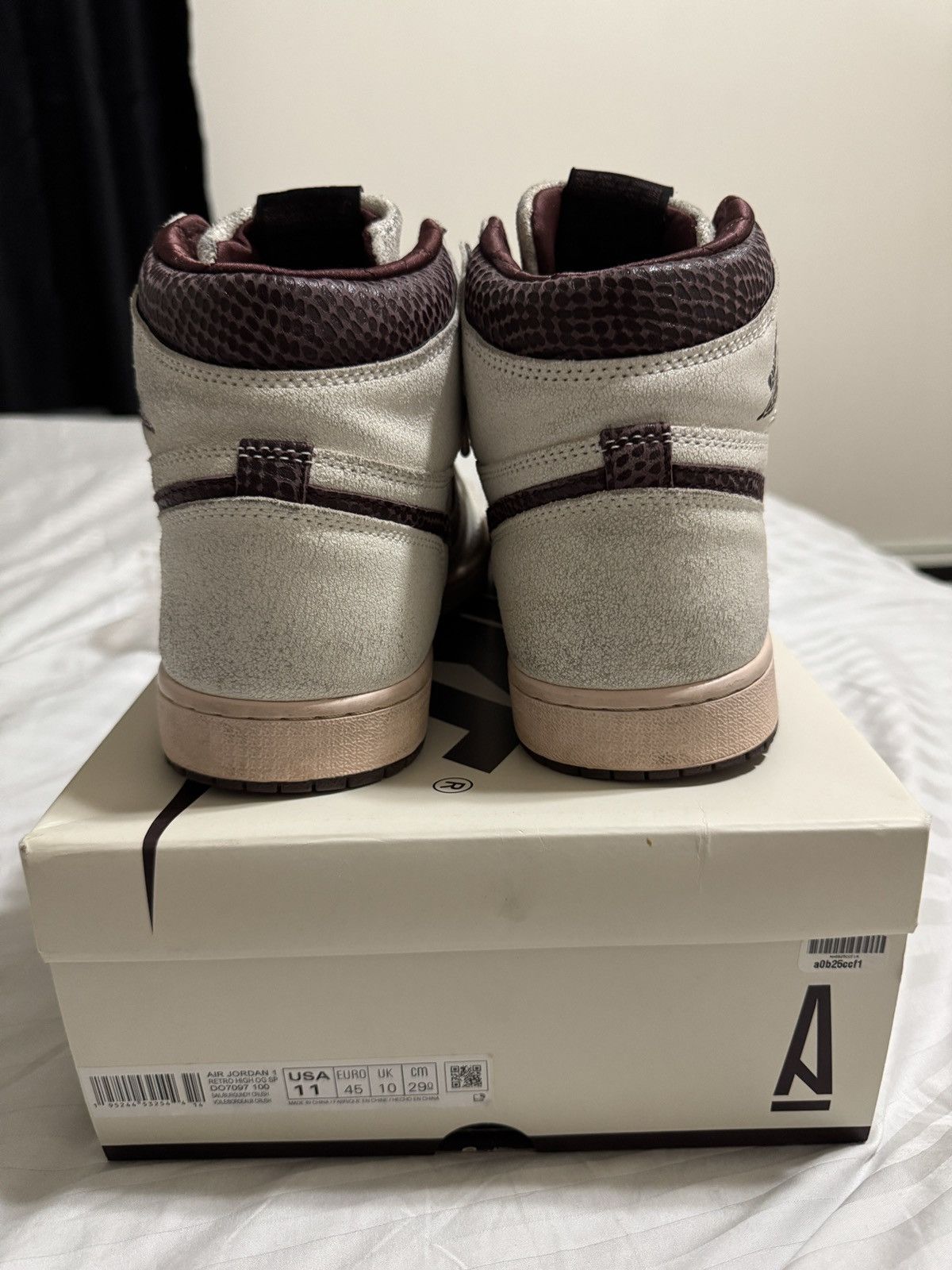 A Ma Maniere × Jordan Brand A Ma Maniére x Air Jordan 1 High OG ‘Airness’ Size US 11 / EU 44 - 5 Thumbnail
