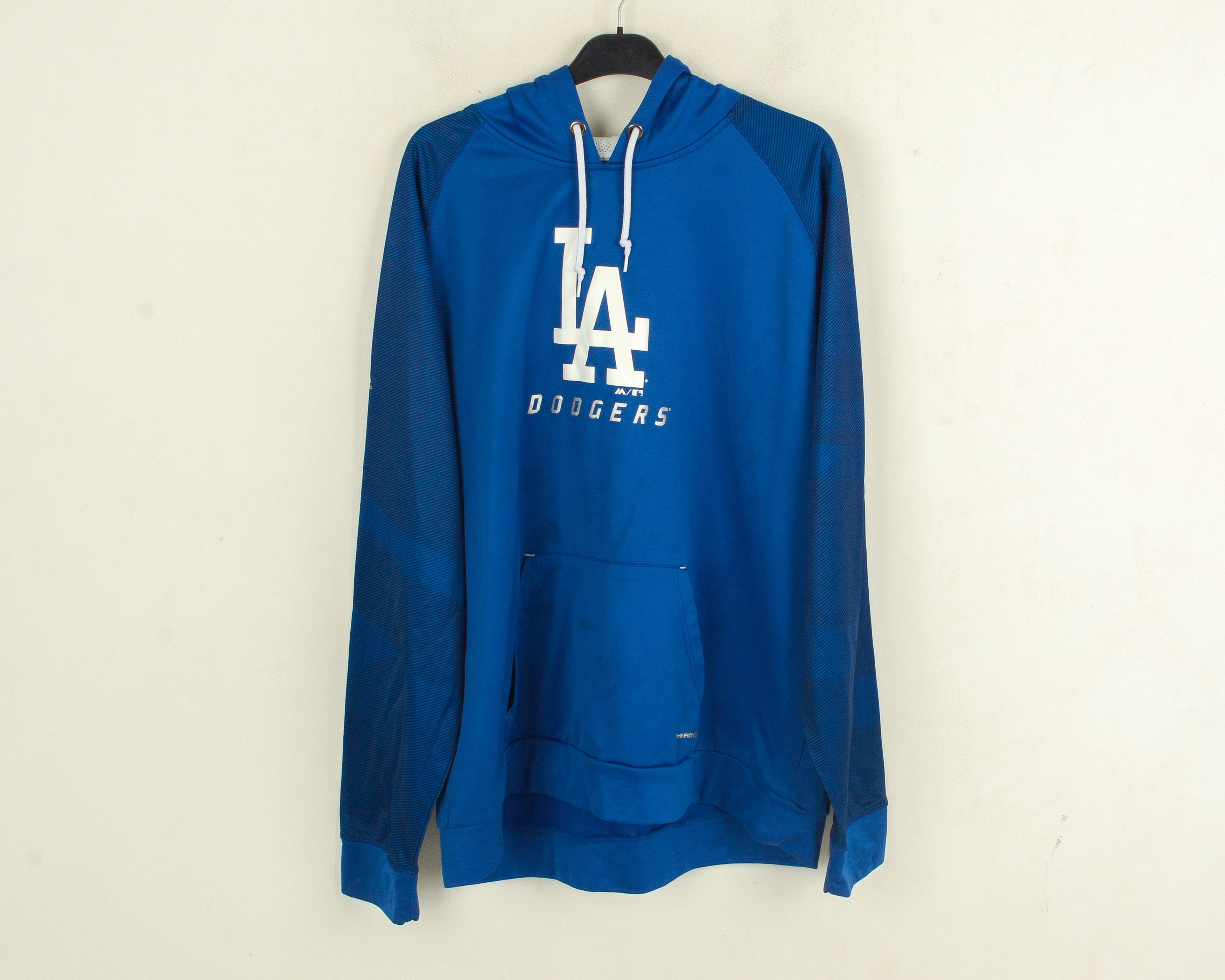 Majestic Los Angeles Dodgers Therma Mens 2XL Hoodie MLB Pullover Size US XXL / EU 58 / 5 - 1 Thumbnail