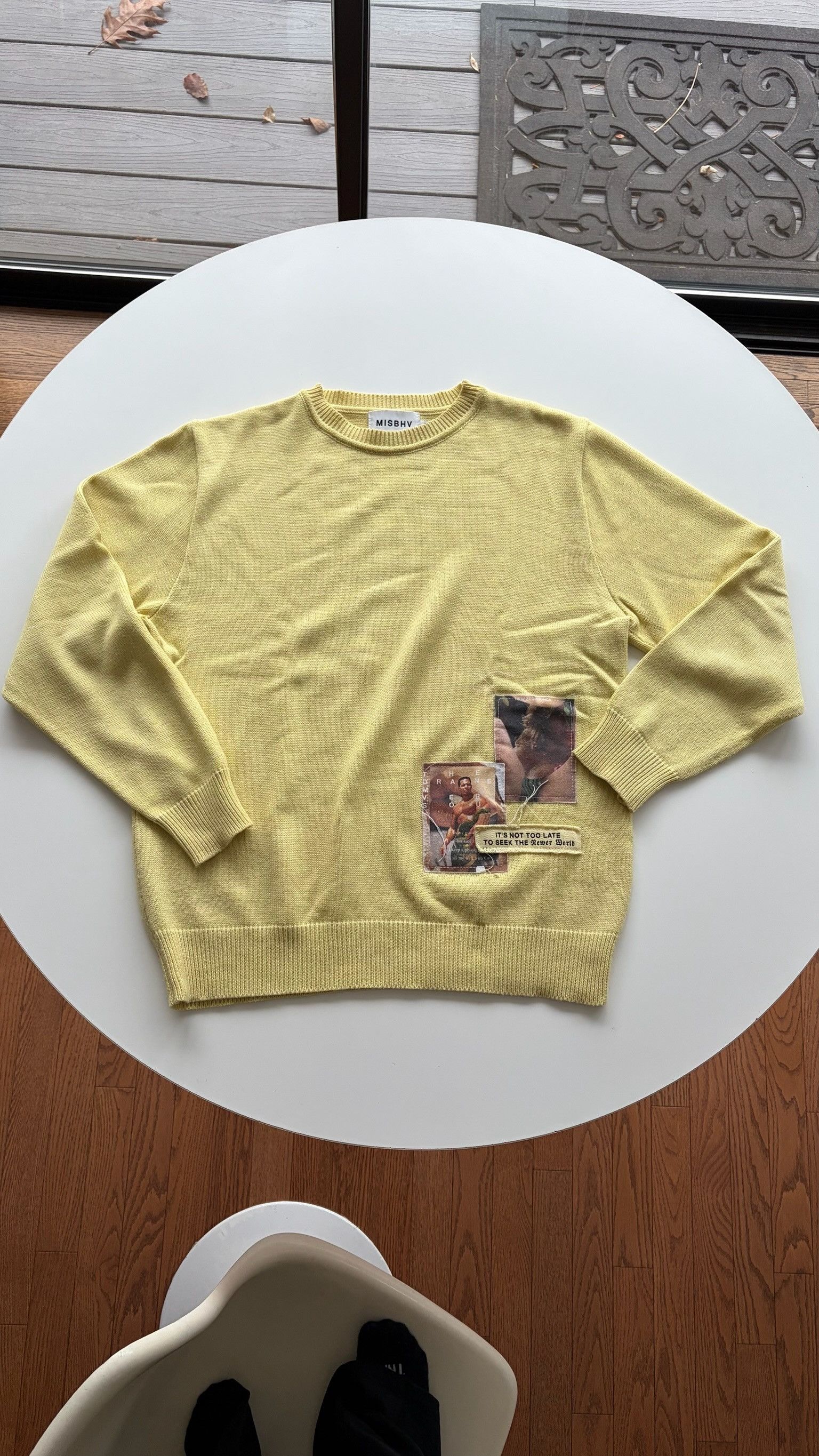Misbhv Vintage MISBHV Mustard Yellow Sweater Size US M / EU 48-50 / 2 - 5 Thumbnail