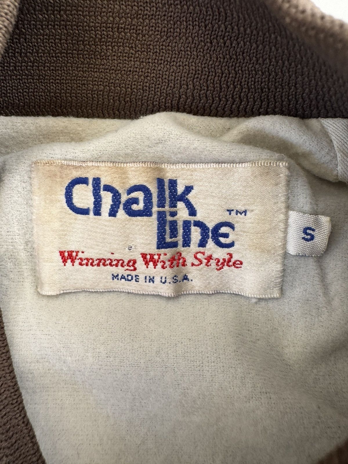 Chalk Line VERY RARE VINTAGE JACKET VARSITY NFL CLEVELAND BROWNS Size US S / EU 44-46 / 1 - 5 Thumbnail