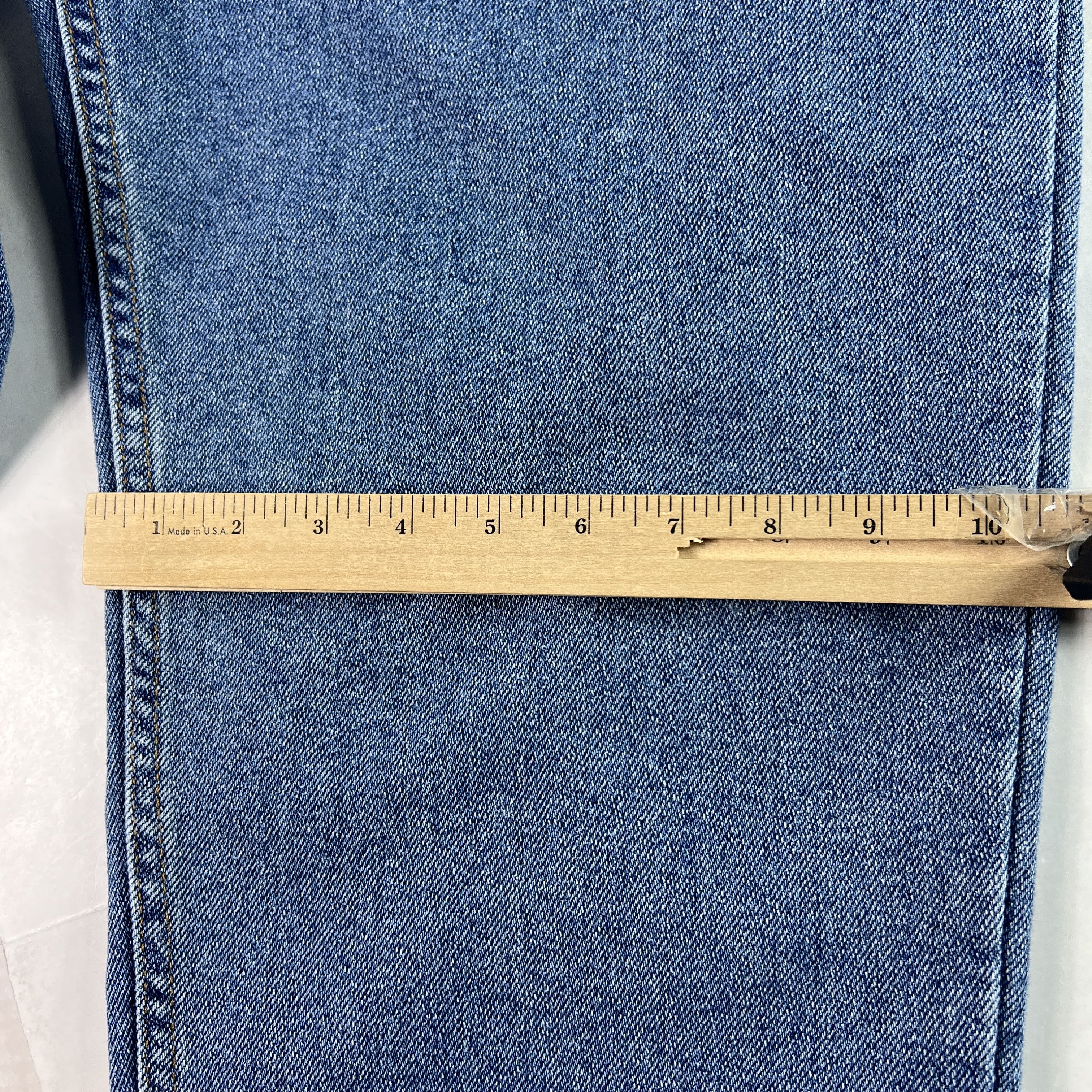 Levi's VTG 90s Levi's Jeans 540 Flex Relaxed Straight Blue Denim Size US 37 - 17 Thumbnail