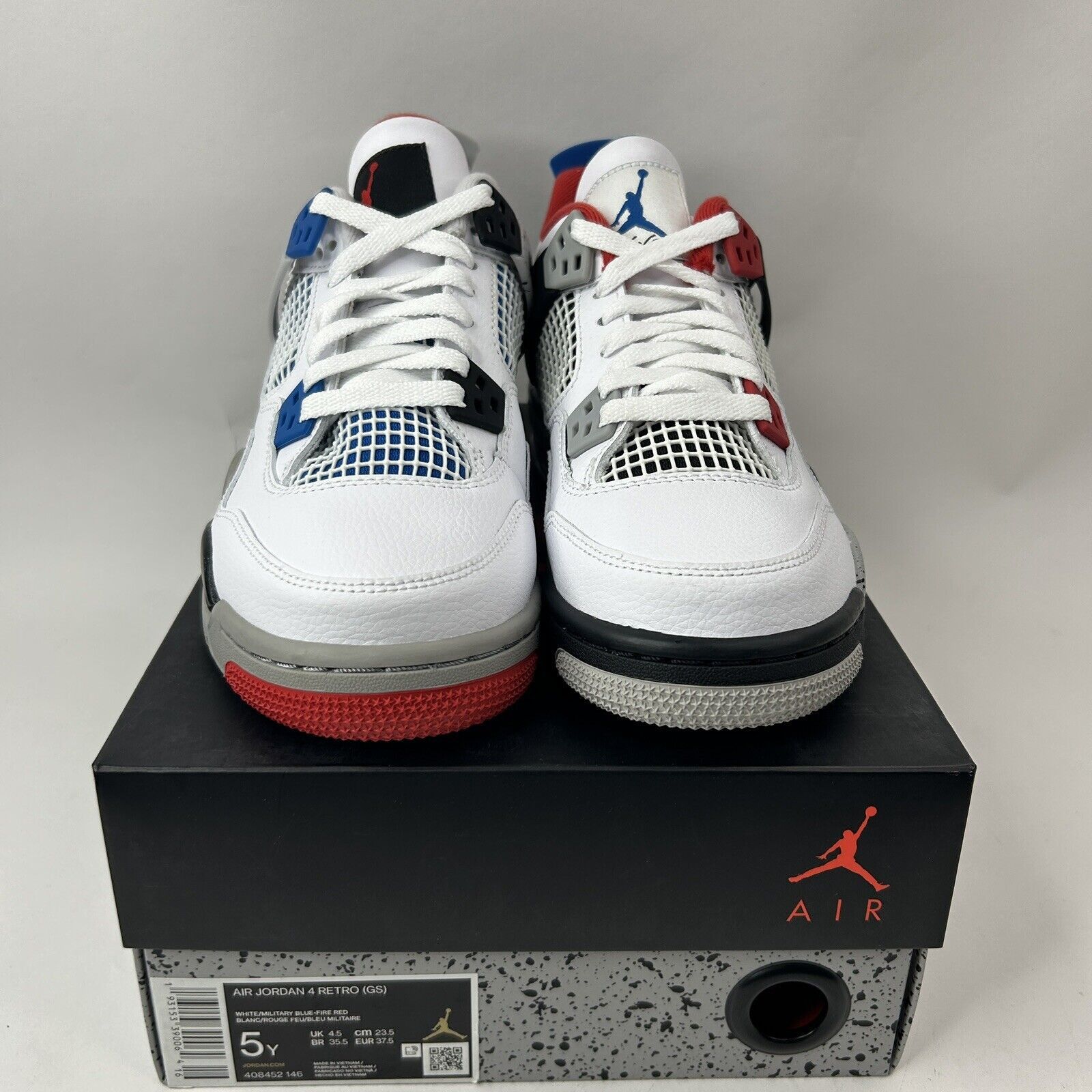 Nike Nike Air Jordan 4 Retro SE GS "What The" 2024 Size US 6.5 / IT 36.5 - 2 Thumbnail