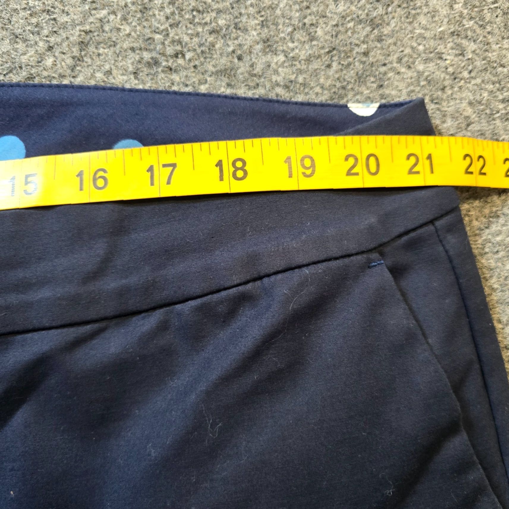 Boden Boden Pants Womens 18 Long Blue Chino Pockets High Rise Capsule Career Casual Mens Size 40" / US 18 - 6 Thumbnail