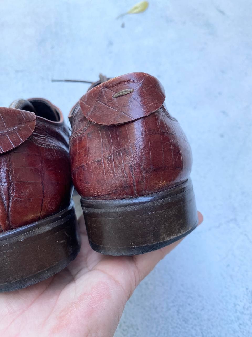 Other Italian Vintage Guidi style Leather Faded Shoes Size US 10 / EU 43 - 10 Thumbnail