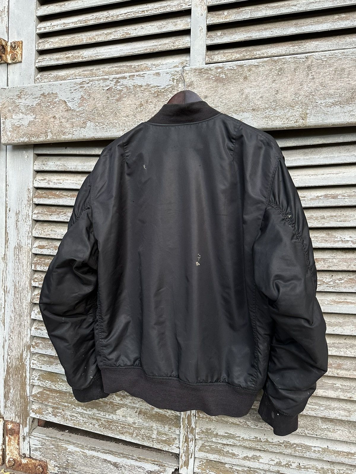 Vintage 🪖Vintage THRASHED MA-1 Man Intermediate Bomber Jacket Size US L / EU 52-54 / 3 - 8 Thumbnail
