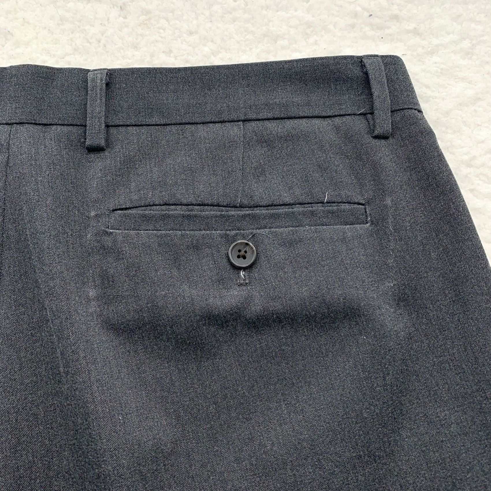 Banana Republic Banana Republic Gray Dress Pants Mens 34x31 Non Iron Slim Fit Trousers Office Preppy Size US 34 / EU 50 - 5 Thumbnail